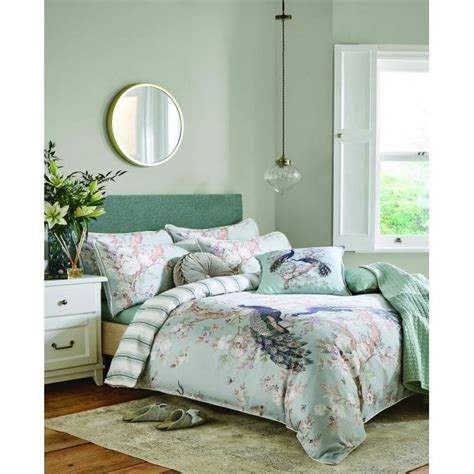 Laura Ashley Belvedere Duck Egg Single Duvet Cover Set - Home ...