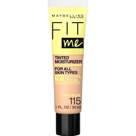 Buy Maybelline Fit Me Tinted Moisturizer, Natural Coverage, Face Makeup ...