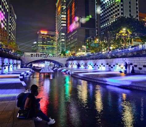 Seoul Lantern Festival, at Cheonggyecheon stream river ban… | Flickr