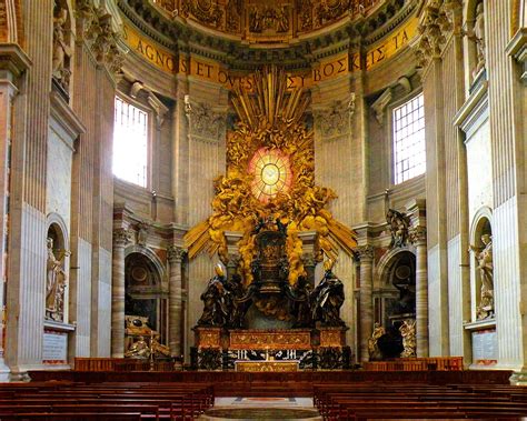 The Chair of Saint Peter in Saint Peter's Basilica (Vatican) - Catholic ...