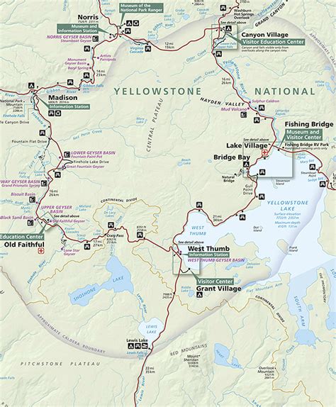 YNP Map of the Lower Loop | Spring Creek Ranch