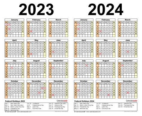 2024 And 2023 Calendar - 2024 Calendar Printable