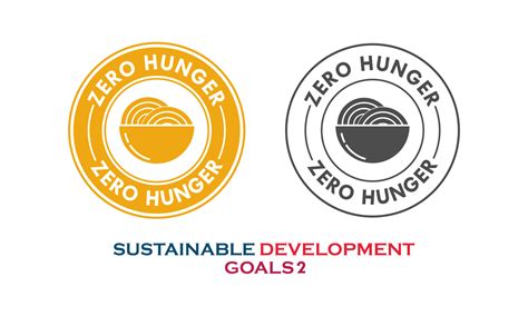 sustainable development goals, zero hunger item 5679773 Vector Art at ...