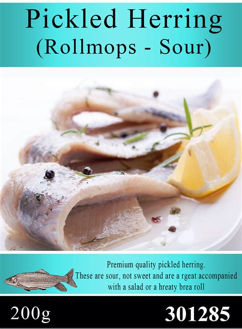 Rollmops Pickled Herring Jar 200g – Korat Chef