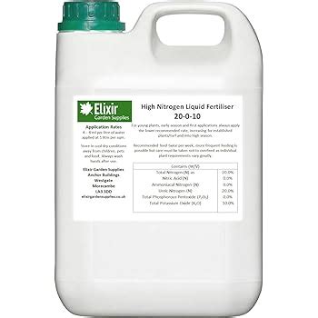 Elixir Gardens ® 10lt Bulk Buy high nitrogen plant food /fertilizer ...