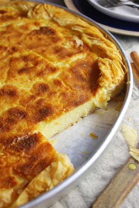 GREEK MILK PIE - GALATOPITA - 30 days of Greek food