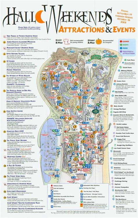 Printable Cedar Point Map