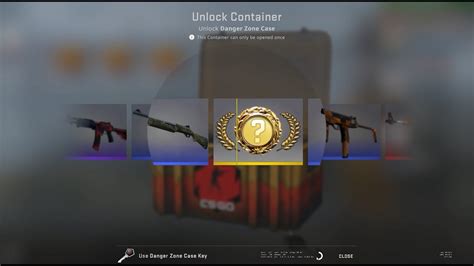 CSGO Danger Zone Case Knife Unbox - YouTube