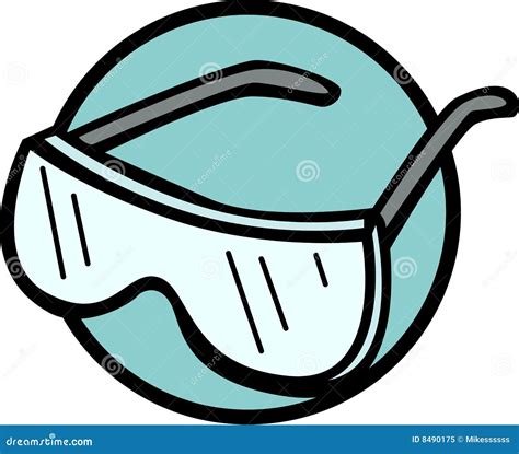 Safety Goggles Vector Illustration Stock Vector - Illustration of ...