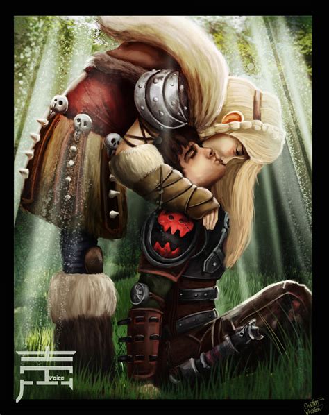 Hiccup And Astrid by justinwharton on DeviantArt