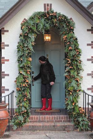 Garland Front Door Christmas – HOMYSTYLE