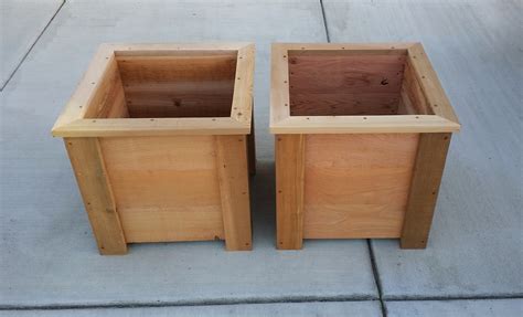 Cedar Planter Box Step by Step Plans 14in 18in & 24in Sizes - Etsy Canada