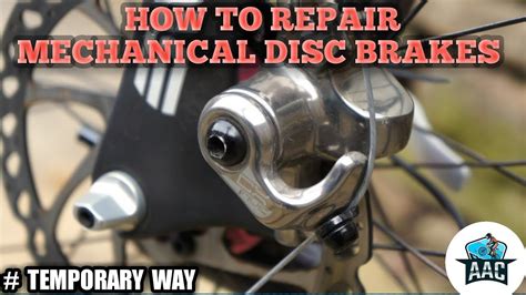 How to repair mechanical disc brakes|-Temporary way| All About Cycling ...