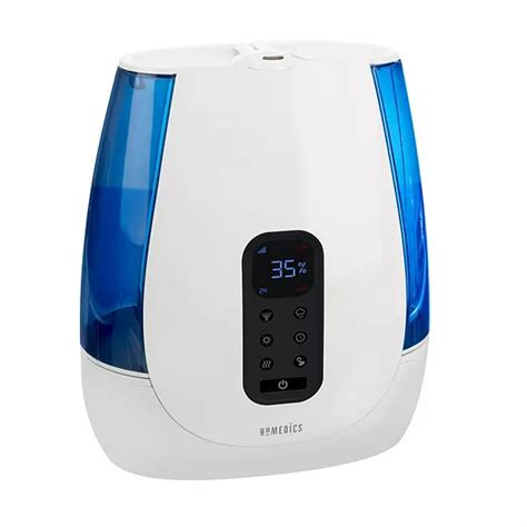 HoMedics 120-Hour Warm and Cool Mist Ultrasonic Humidifier with ...