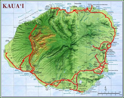 Street Map Of Kauai - map : Resume Examples #goVLdZbgVv