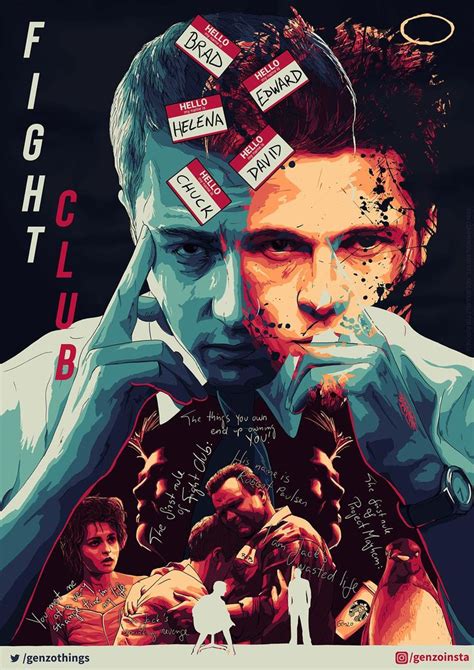 Fight Club (1999) [1280 x 1810] | Pôsteres de filmes, Wallpapers de ...