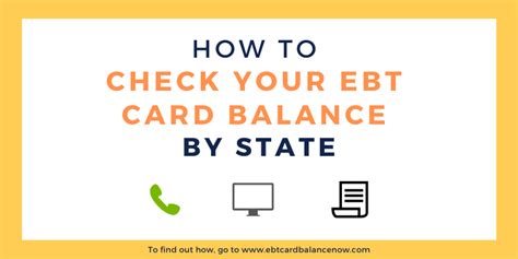 How to Check your EBT Card Balance by State - EBTCardBalanceNow.com