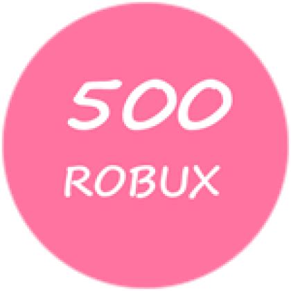 500 ROBUX donation - Roblox