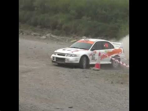 Evo6 rally car PURE SOUND anti lag turbo fail - YouTube