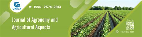 Journal of Agronomy and Agricultural Aspects