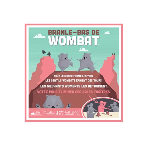 Hand-To-Hand Wombat | Party Board Game | Exploding Kittens