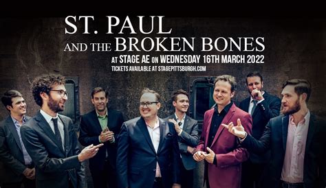 St. Paul and The Broken Bones Tickets | 16th March | The Stage AE in ...