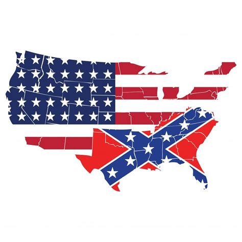 Free Stock Photo of United States with southern states as Confederate ...