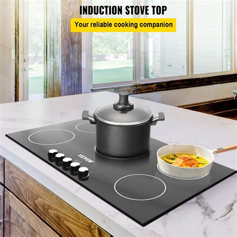 VEVOR Electric Induction Cooktop Built-in Stove Top 35in 5 Burners 220V ...