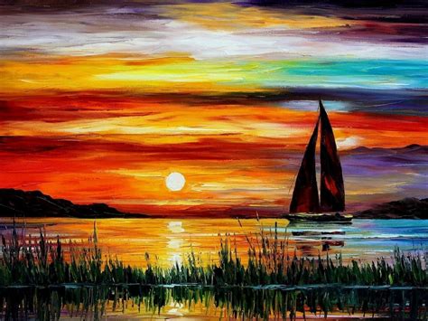 Sunset Painting Watercolor at PaintingValley.com | Explore collection ...