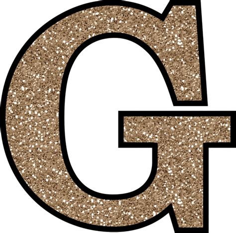 Glitter Letter G Clipart - Full Size Clipart (#1996586) - PinClipart