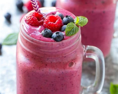 Frozen Cherry Berry Smoothie - Up North Blog