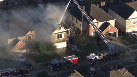 One injured in W. Harris Co. house fire - ABC7 Los Angeles