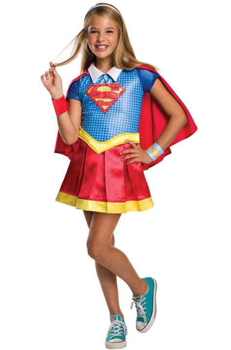 DC Super Hero Girls Deluxe Supergirl Child Costume - PureCostumes.com