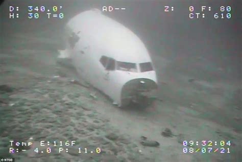 Haunting photos show underwater wreckage of Boeing cargo plane off ...