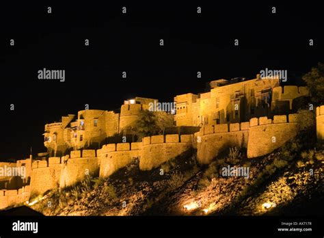 Sonar fort of Jaisalmer at night, Rajasthan, India Stock Photo - Alamy