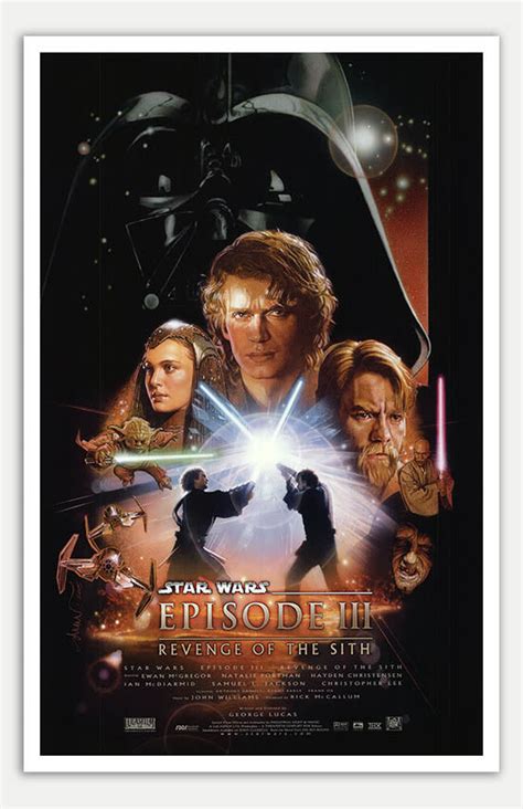 Star Wars: Episode III - Revenge of the Sith - 11" x 17" Movie Poster ...