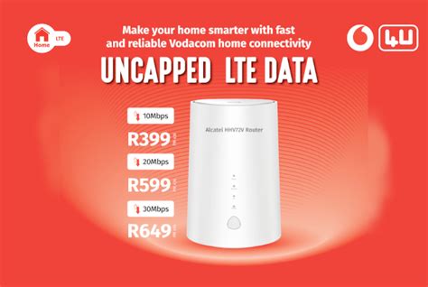 Get uncapped Vodacom LTE from only R399pm - AffluenceR