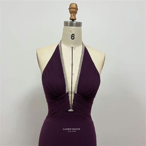 Vesper Lynd Purple Dress Casino Royale James Bond Girl - Etsy