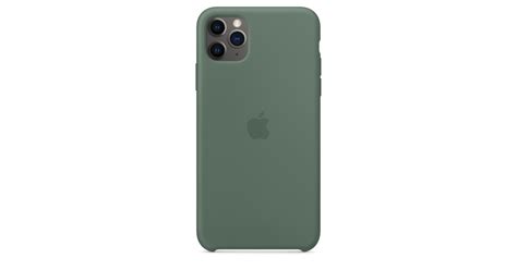 Funda de silicón para el iPhone 11 Pro Max - Verde pino - Apple (MX)