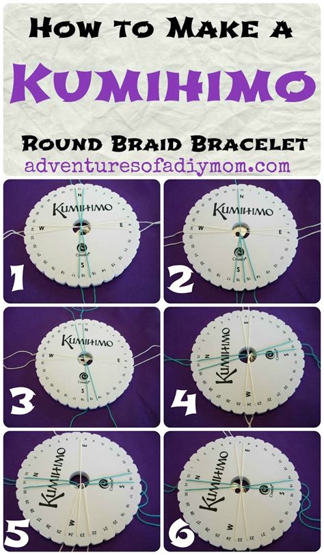 How to make a Kumihimo Braided Bracelet (or Anklet) - Adventures of a ...