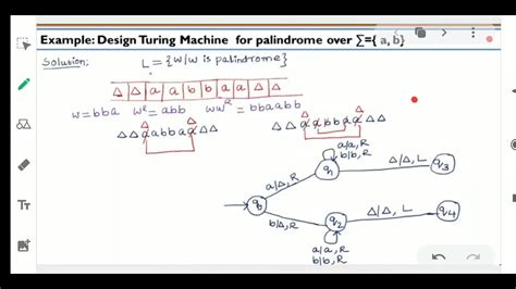 Unit 5 Lec 5 Turing machine example 4 - YouTube