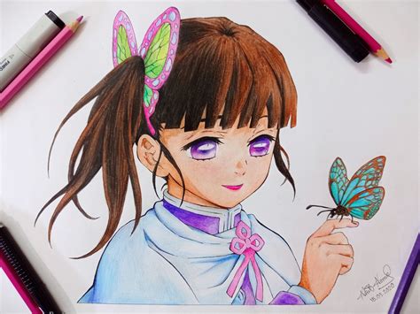 ArtStation - Kanao Tsuyuri color pencil art