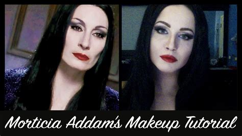 Morticia Addams Makeup Tutorial - YouTube