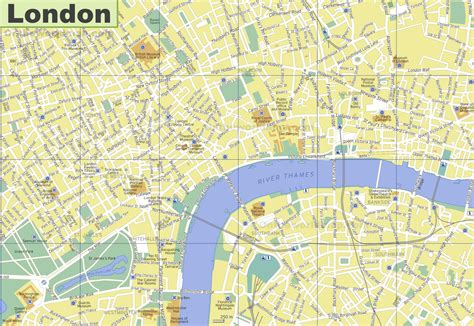 London Map Of Attractions Pdf - Map of world