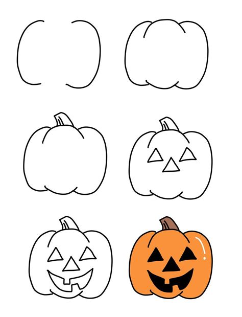 5 Easy Halloween Doodles Anyone Can Draw | Easy halloween drawings ...