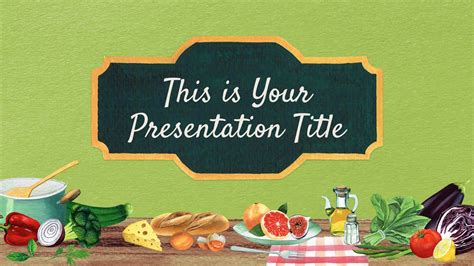 Free Food Powerpoint Template