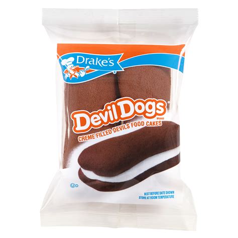 Drake's Snack Devil Dogs Cakes, 3.4 oz - Walmart.com