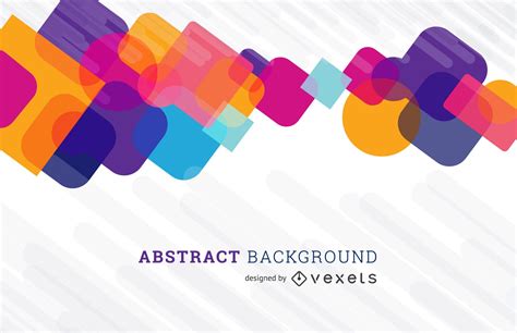 Abstract Background With Colorful Shapes Design Vector Download