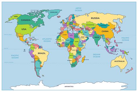 World map to print | High Quality Maps【FREE】