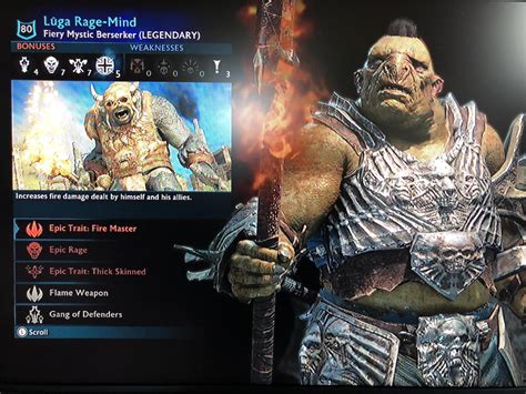 This orc I got has 3 legendary traits and is the strongest orc I’ve ...